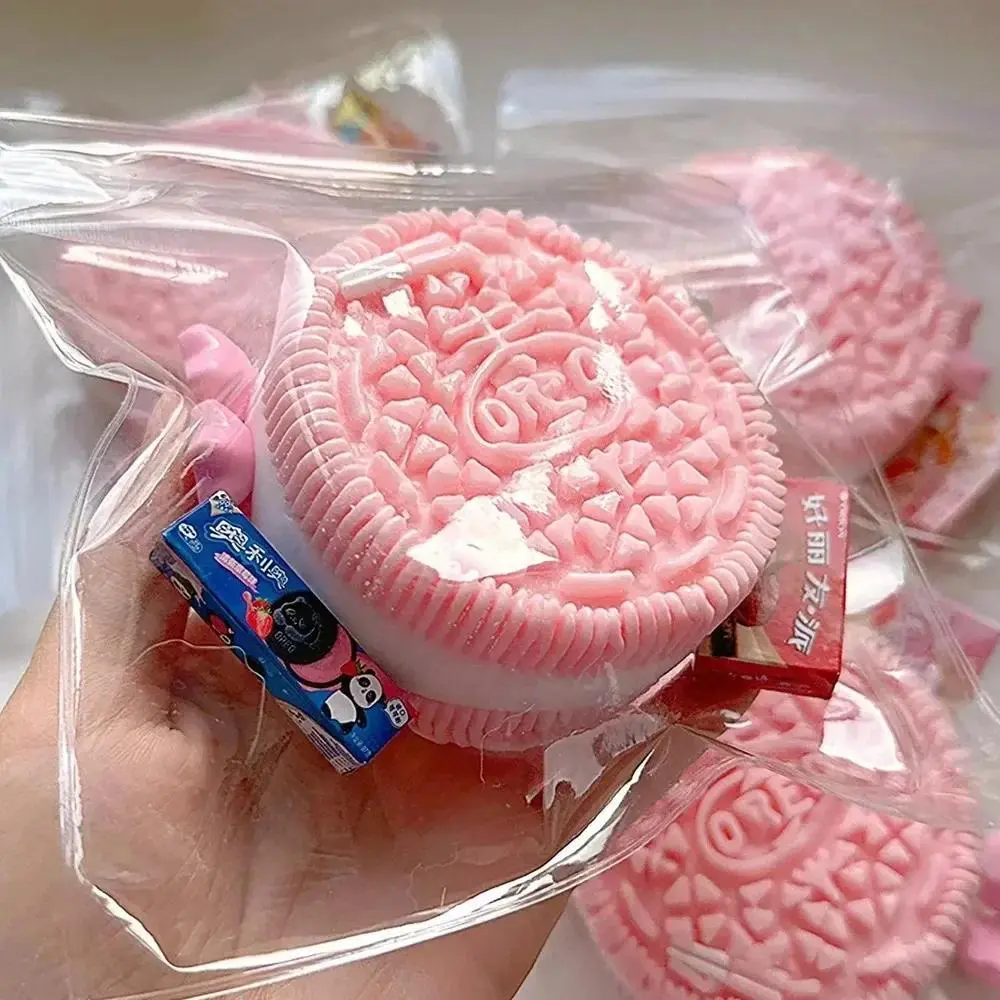 Handmade Silicone Biscuits Stress Relief Soft Sticky Toy Mochi Taba Squishy New Fidget Toy Pinch Fidget Toy Hand Relax Kids Gift