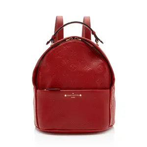 Pre-owned Louis Vuitton Leather Backpacks Monogram Empreinte Sorbonne Backpack
