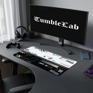 Custom Print Stream v2 Pattern Mouse Pad, 1 Count Rectangle Gaming Mouse Pad, Non-Slip Mousepad, Premium Multipurpose Mousepad, Office Desk Keyboard Mouse Mat for Home Office Game Room Desk, Gaming Accessory