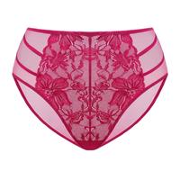 Pretty In Petals-High Rise-Red