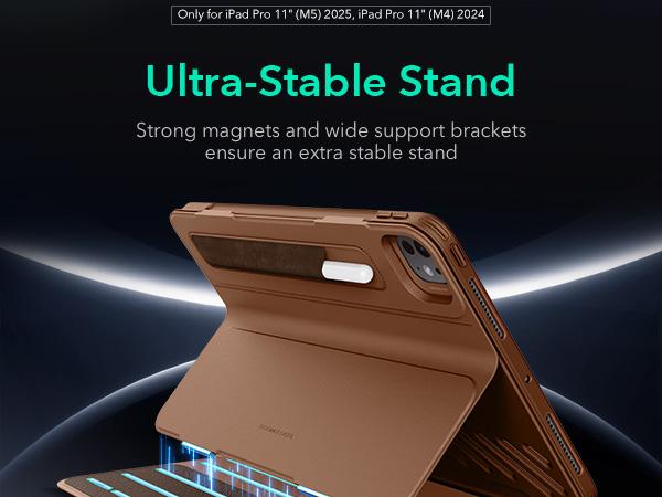 ESR for iPad A16/10th Gen Case, iPad Air 11/13 inch Case, Pro 11/13 inch case, Air 5th/4th Case, Removable Magnetic Cover, Ultra-Stable Case with Pencil Holder, 9 Standing Angles, Shift Series