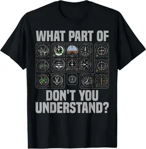 100% Cotton Funny Pilot Design For Men Women Airplane Airline Pilot T-Shirt