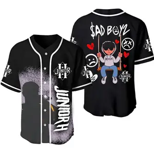 Junior H Tour Baseball Jersey Sad Boyz 4 Life Baseball Jersey Sad Boyz Mania Tour 2024 Jersey Shirt Gift For Fans Men Women