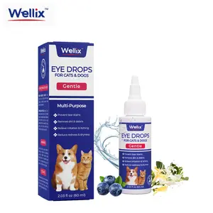 Wellix Pet Eye Drops – Blueberry Soothing Formula for Allergy & Irritation, 60ml