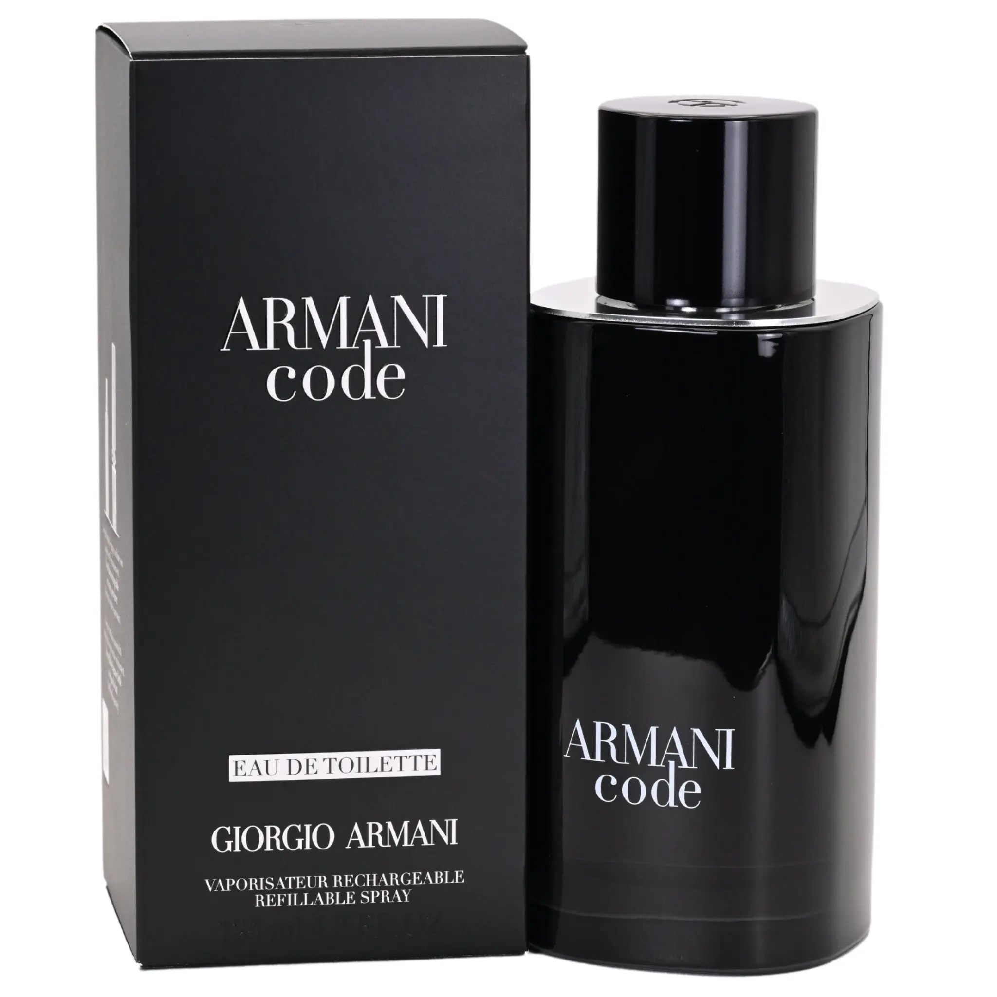 Giorgio Armani Armani Code Refillable Men's EDT Cologne - 4.2 oz, New in Box, Men's Colognes, Spray-On, Lemon-Scented, Non-Toxic, Spray-On Men's Fragrance
