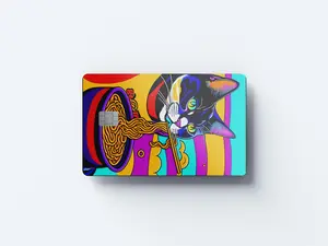 Credit/Debit Card Cover/Skin - Ramen Cat