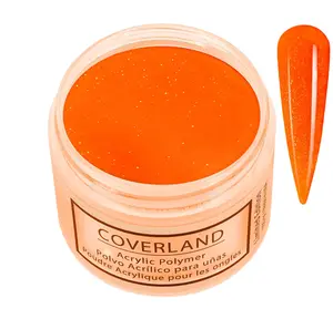 Tones Coverland Tones Acrylic Powder 1.5 oz "Halloween Tricks" Orange - Limited Edition, 20g, Excellent Adhesion & Flexibility, Vegan & Cruelty-Free Made in the USA, Great for Nail Art