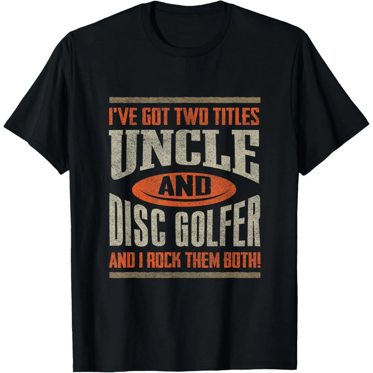 100% Cotton Funny Disc Golf Shirt Uncle Fathers Day Disc Golfing T-Shirt