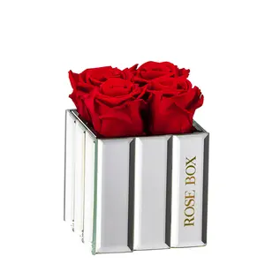 Rose Box NYC Sweetheart Mirror Room Decor Decorative Long Lasting Real Roses