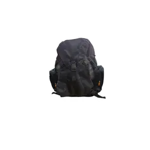 Equipment Backpack - Durable Black Travel Bag with Multiple Pockets and Adjustable Straps for Outdoor Adventures