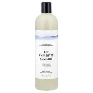 The Unscented Company Body Soap, For All Skin Types, Fragrance Free, 16.9 fl oz (500 ml)