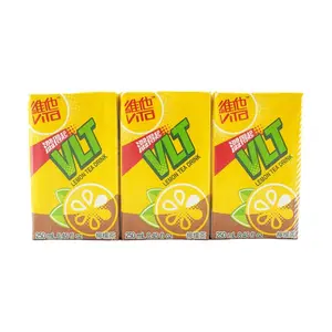 VITASOY Vita Lemon Tea Hong Kong Style 250ml x 6 Cans - Authentic Refreshing Drink
