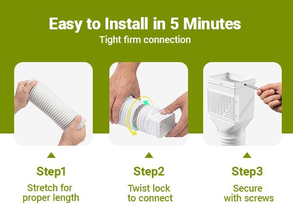 2 Pack Rain Gutter Downspout Extension with Cleanout Window, 21"-68" Flexible Drain Downspout Extender with Leaf Filter, Drain Downspout Connector for Rainwater Drainage 2 Pack Rain Gutter Downspout Extension with Cleanout Window, 21"-68" Flexible Drain Downspout Extender with Leaf Filter, Drain Downspout Connector for Rainwater Drainage