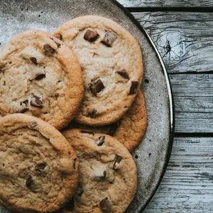 Gluten-Free Chocolate Chip Cookies (dozen)  - Dairy-Free, Seed Oil-Free, Clean remake, Chewy Texture with Rich Melting Chocolate Chips - Snack, Suga Coconut Sugar
