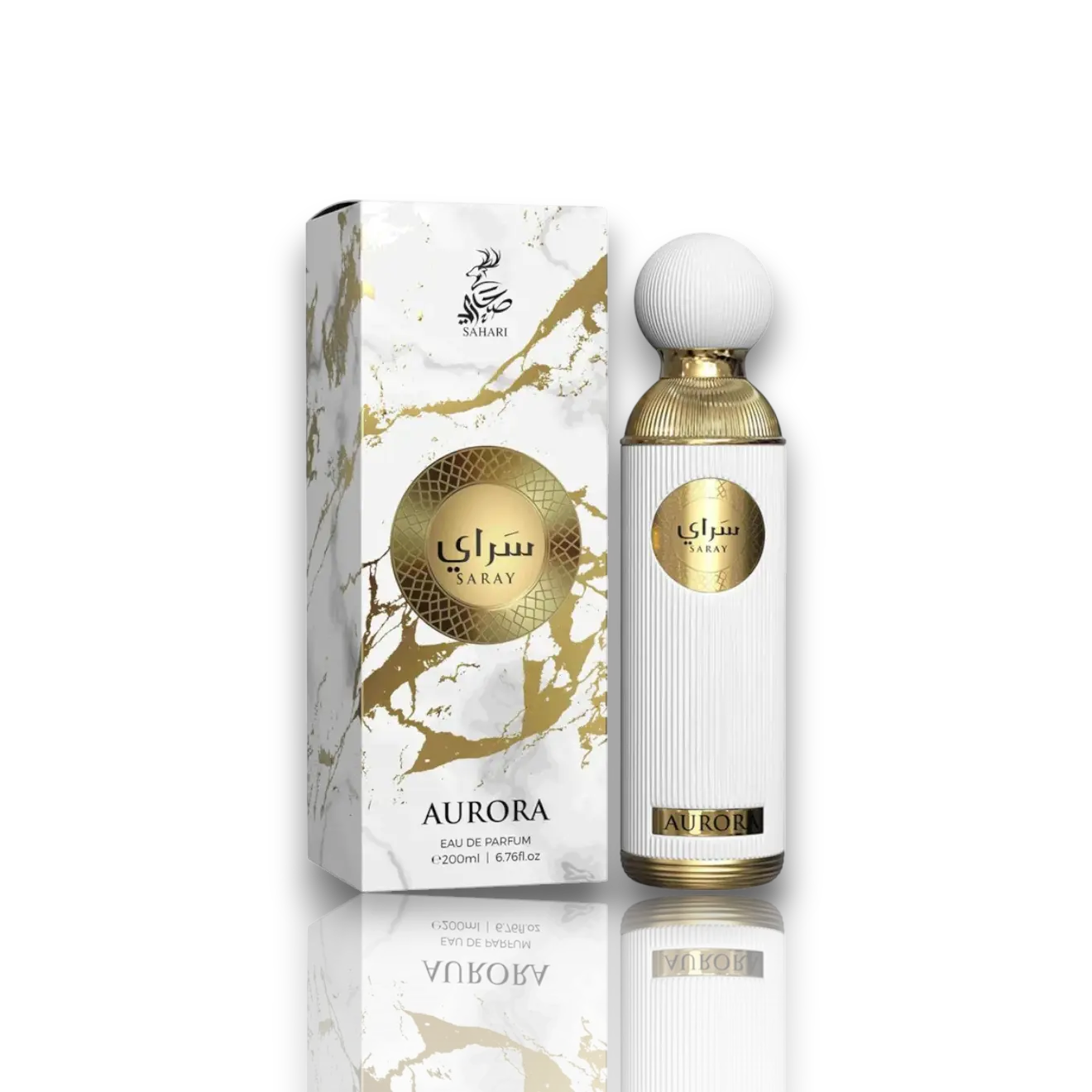 Sahari | Saray | Aurora | Unisex Fragrance | 200 ML 6.76 OZ | Eau De Parfum | Coconut Powder - Heliotrope & Madagascar Vanilla