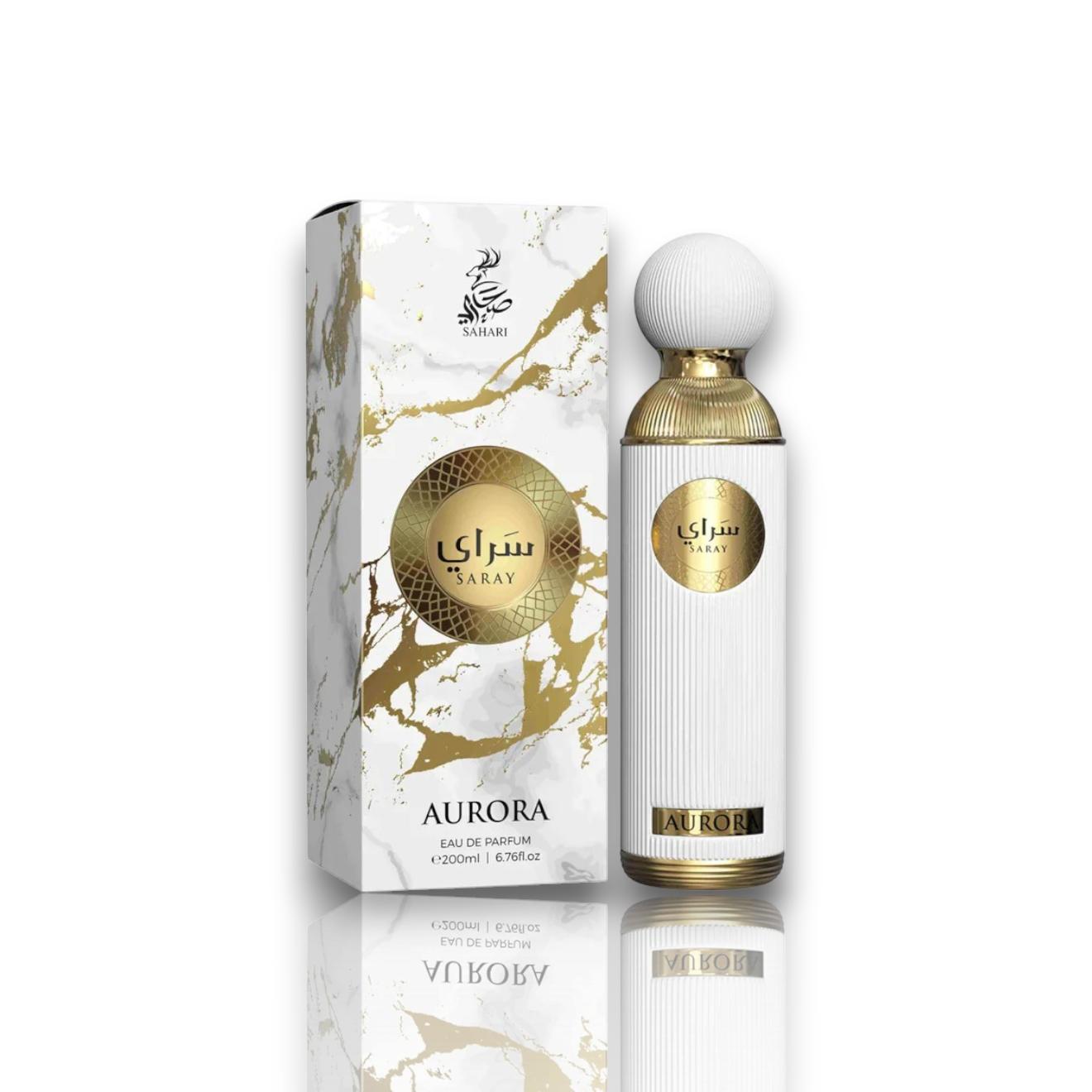 Sahari | Saray | Aurora | Unisex Fragrance | 200 ML 6.76 OZ | Eau De Parfum | Coconut Powder - Heliotrope & Madagascar Vanilla Sahari | Saray | Aurora | Unisex Fragrance | 200 ML 6.76 OZ | Eau De Parfum | Coconut Powder - Heliotrope & Madagascar Vanilla