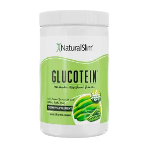 Glucotein Prebiotic Resistant Starch for Gut Health Support with Organic Green Banana Flour and Pea Starch Blend Glucotein Prebiotic Resistant Starch for Gut Health Support with Organic Green Banana Flour and Pea Starch Blend