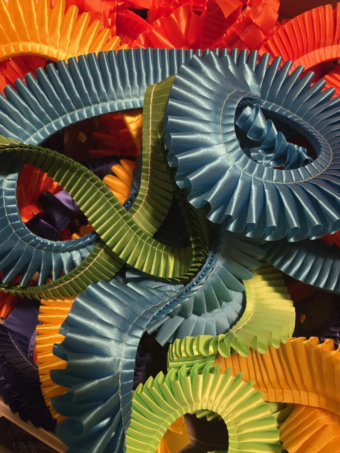 Pleated Ribbon for Rosette Making 1.7/8 inch