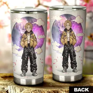 [Anime Cups - Sale Up To 35%]  Rudeus Greyrat Tumbler Cup, Mushoku Tensei Anime Cup, Isekai Hero Character Design, Cool Car Accessory, Gift for Anime Lovers