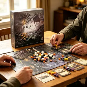 Strategy Board Game Box, Party Board Game, Durable Paper Economic Development & Regional Control Game, Perfect for Adult Parties, Valentine's Day Gift