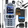 Baofeng UV-21 PRO Upgrade Ham Radio, Handheld Dual Band Long Range 2-Way Radio Transceiver Walkie Talkie with Earpiece  for Camping