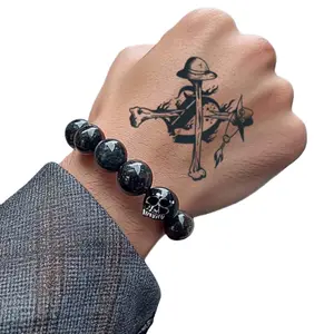 Herbal Anime-Style Temporary Tattoo Stickers, Waterproof Magic Tattoos Lasting 7-15 Days, Suitable for Chest, Arms, Neck, Trendy, Badass, Realistic, Cool Stickers