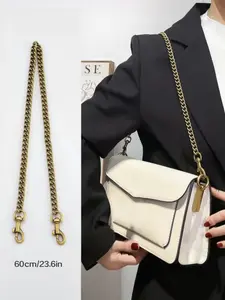 Metal Shoulder Strap Chain, Bag Transformation Chain Strap Accessory, Crossbody Metal Bag Strap for DIY Projects, Handbag Straps, Versatile Design ()