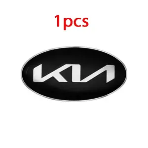 1PCS Car Steering Wheel Center Emblem Cover Sticker Decoration Accessories For KIA Rio Ceed K2 K3 K5 RIO 3 4 Sportage Cerato Soul Sorento Picanto Optima