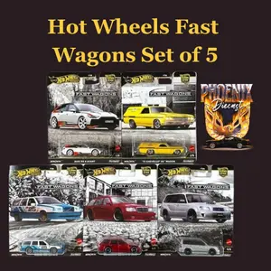 Hot WHeels Fast Wagons Set of 5