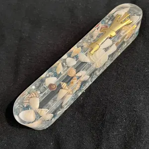 Medium Epoxy Mezuzah Case for Indoor and Outdoor Use - Perfect for Jewish Homes Lighter Accessories Ornaments