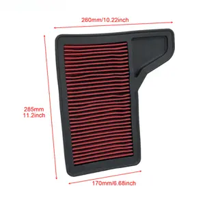 Car Cold Air Intake Filter for Ford Mustang 2.3L 3.7L V6 GT 5.0L V8 2015-2023 Washable Replacement High Flow Air Filters