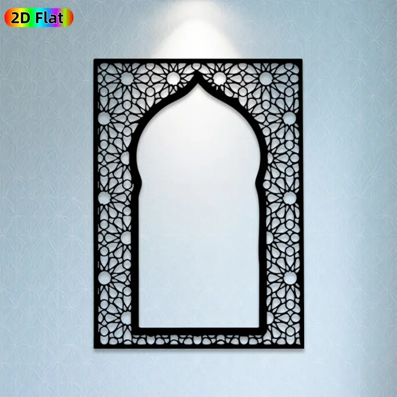 1pc Moroccan Arch Metal Wall Art, Decorative Artwork, Wall Art Decoration, Ideal Gift for New Year, Moroccan Decor Enthusiasts, Weather-Resistant Metal Wall Decor Wall Sculptures, Perfect for Patio Wall & Garden Fence, Unique Cultural Home Decor