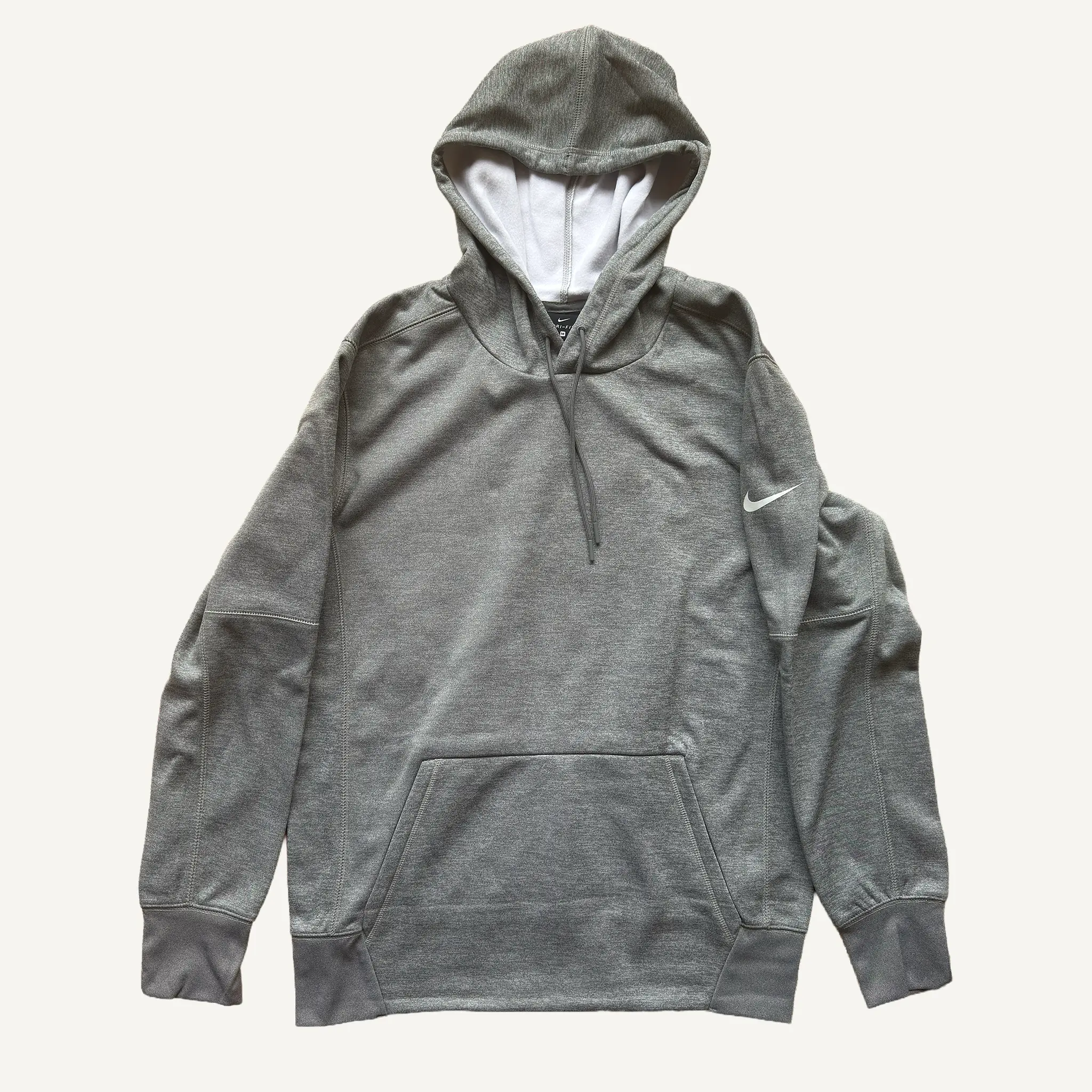 Nike Men's Grey Dri-FIT Pullover Hoodie, NPAQ-06G