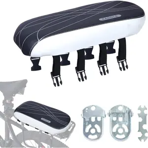 Bicycle Manned Cushion  Rear Seat   Seat Bicycle  Shelf  Cushion Bicycle Rear Saddle Mountain Carrier