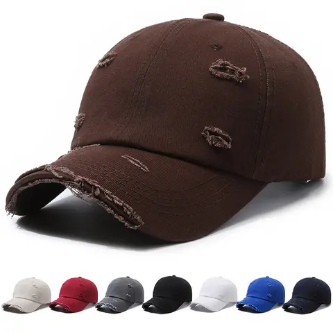 Unisex Cotton Baseball Cap - Adjustable, Lightweight, 55-59cm, Sturdy, Breathable Casual Outdoor Hat with Pre-Curled Brim Shield, Sun Protection, Easy Styling, Ideal for Running, Hiking | Outdoor Headwear