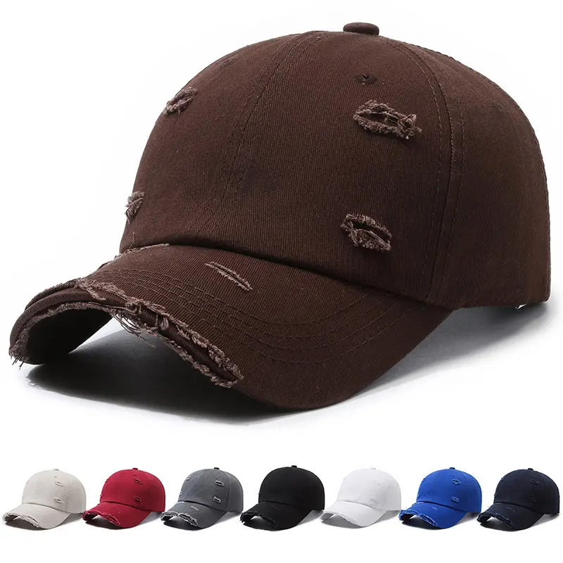 Unisex Cotton Baseball Cap - Breathable Sun Protection Hat for Outdoor Running & Casual Wear