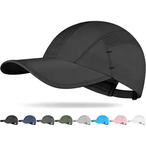 Quick-Dry Running Hat for Men & Women Cooling Hat UPF 50+ Thin Baseball Cap Lightweight Breathable Mesh Sport Hats