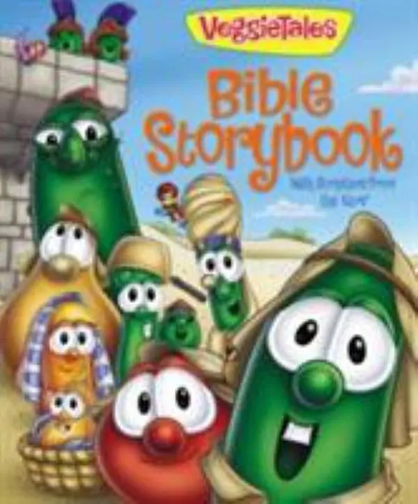 USED Book - VeggieTales Bible Storybook: With Scripture from the NIRV by Kenney, Cindy (Hardcover) - english
