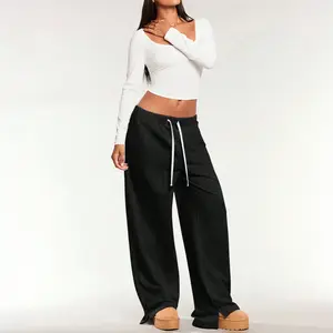 Womens Leisure Sweatpants Tracksuit Gym Women Clothes Airport Women Outfits with Pockets Joggers Lounge Trousers