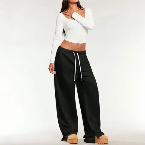 Womens Leisure Sweatpants Tracksuit Gym Women Clothes Airport Women Outfits with Pockets Joggers Lounge Trousers