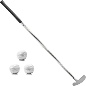 Golf Putter - 33" Two-Way Putter for Left/Right Hand, with Practice Balls, Golf Combo Set for Men's Women's Kids, Indoor Outdoor Use