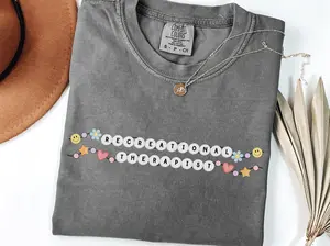 Recreational Therapist Friendship Bracelet T-shirt, CTRS Graphic Tee, Gift for Recreational Therapist, Comfort Colors 1717