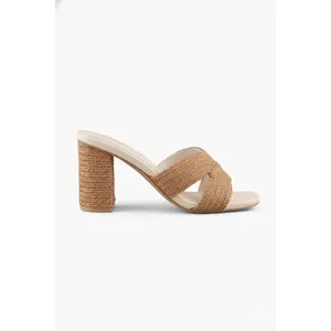 Vacation Ready Raffia Heeled Sandal