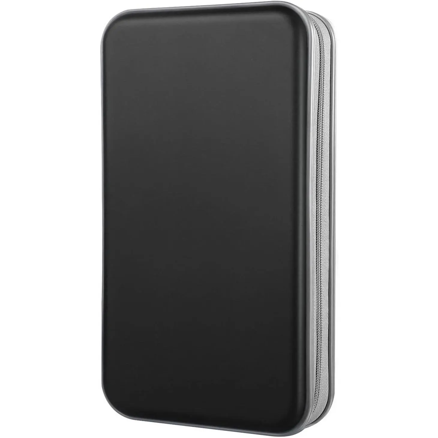 DVD Case, CD Case Holder Wallet Binder 96 Capacity CD/DVD Cases Storage Holder Binder Organizer Wallet Book for Car Home Travel (Black)