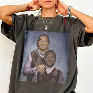 Comfort Color Vintage Micah Parsons Jordan Love Football Shirt, Green Bay Step Bros Tee, Funny Football Gift Unisex