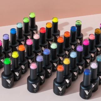 V Beauty Pure Gel Polish Quarter Line - Bright Tones 10ml Soak-Off High-Pigment Long-Lasting UV LED Compatible Salon-Quality Manicure Flawless Cutics Cosmetic
