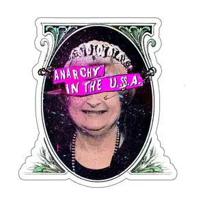 Anarchy In The USA Sticker
