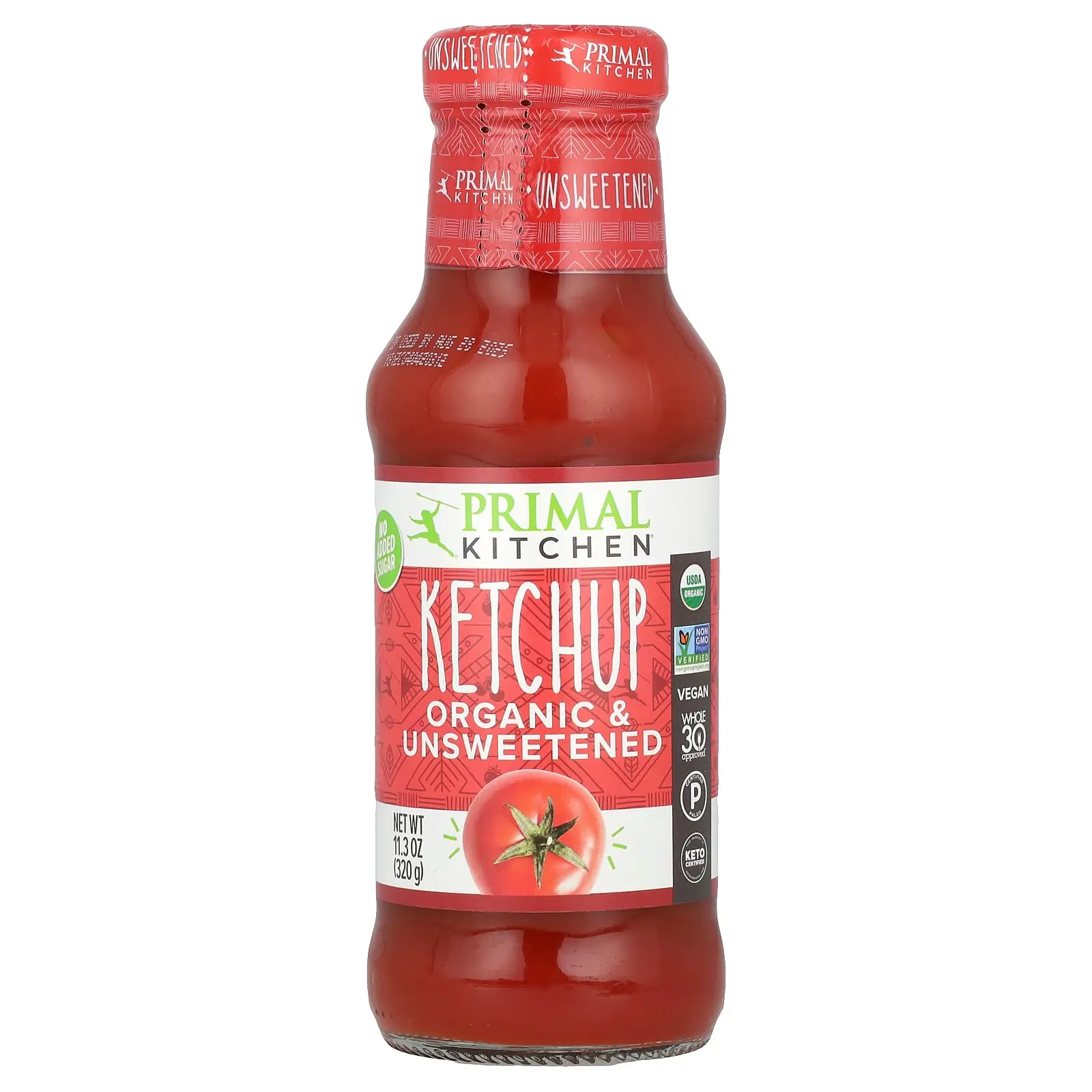 Primal Kitchen Organic Ketchup, Unsweetened, 11.3 oz (320 g) Primal Kitchen Organic Ketchup, Unsweetened, 11.3 oz (320 g)