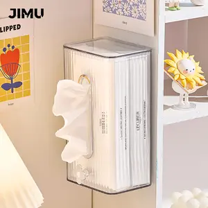 Bathroom Facial Towel Holder Rack, Home Bathroom Waste Facial Towel Storage Box, Space-Saving Design, Durable & Easy Install