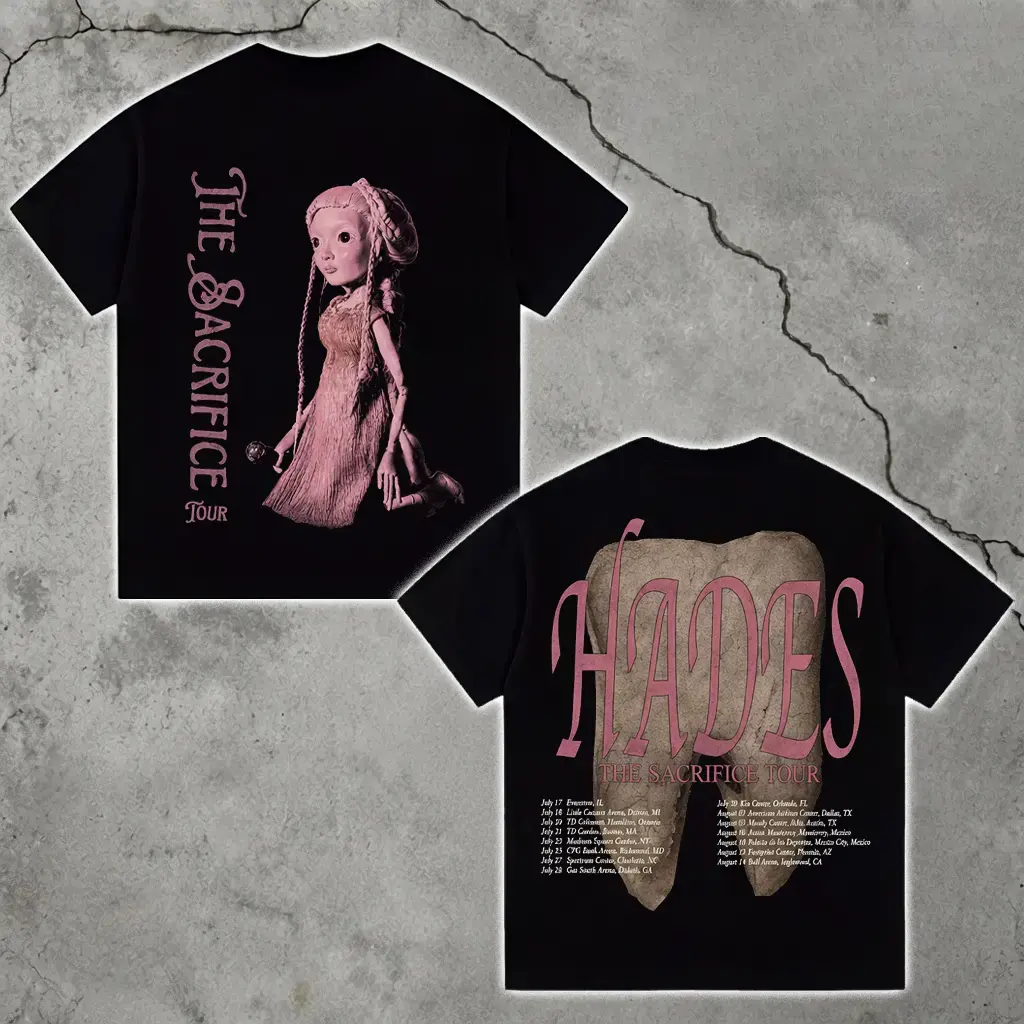 Melanie Martinez - Hades: The Sacrifice Tour 2026 PremiumT-Shirt Graphic Alternative Pop Melanie Martinez Fan Merch Gift For Music Lover,Vintage Fan Merch for Music Lovers S–5XL